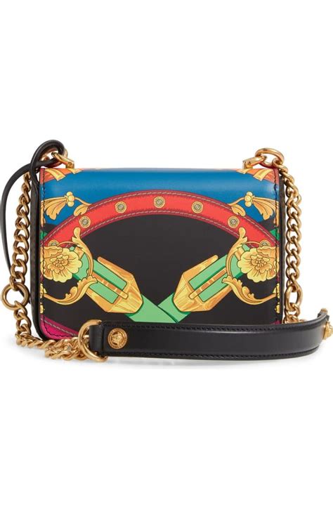 versace mini icon leather shoulder bag|farfetch Versace mini bag.